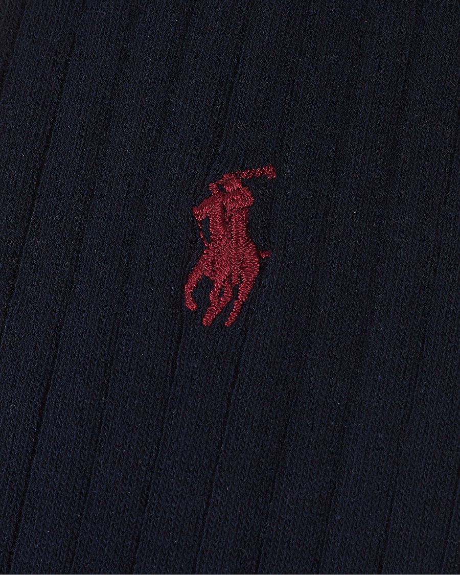 Herre | Undertøj | Polo Ralph Lauren | 3-Pack Egyptian Rib Crew Socks Navy