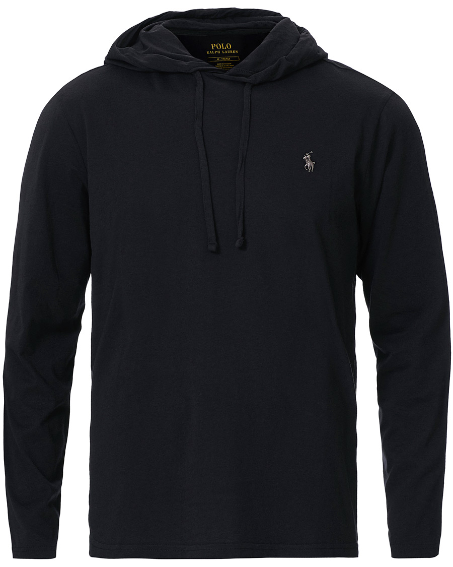 Herre | Trøjer | Polo Ralph Lauren | Long Sleeve Hoodie Polo Black