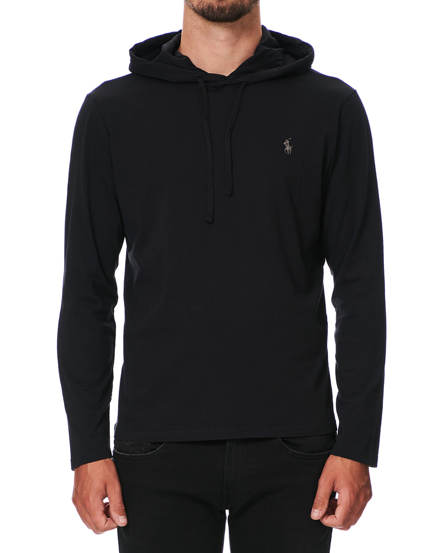 Herre | Trøjer | Polo Ralph Lauren | Long Sleeve Hoodie Polo Black