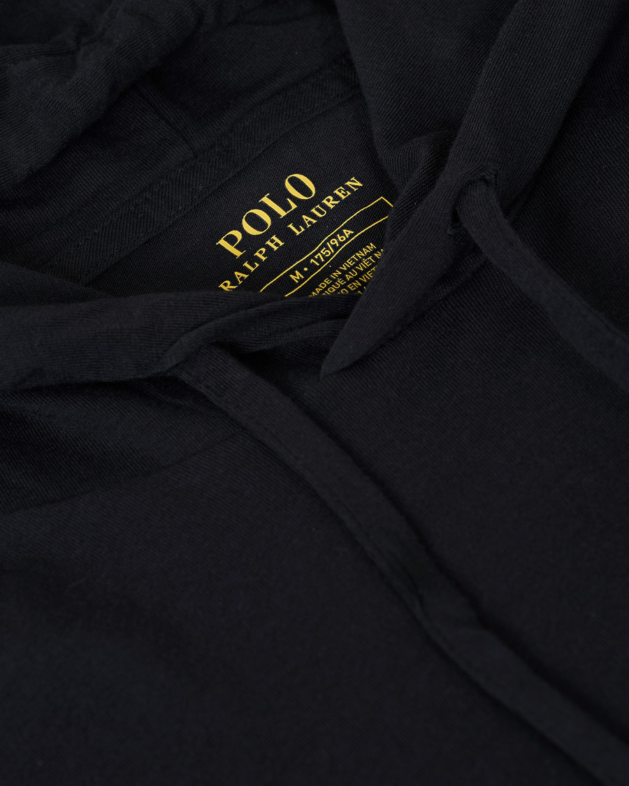 Herre | Trøjer | Polo Ralph Lauren | Long Sleeve Hoodie Polo Black