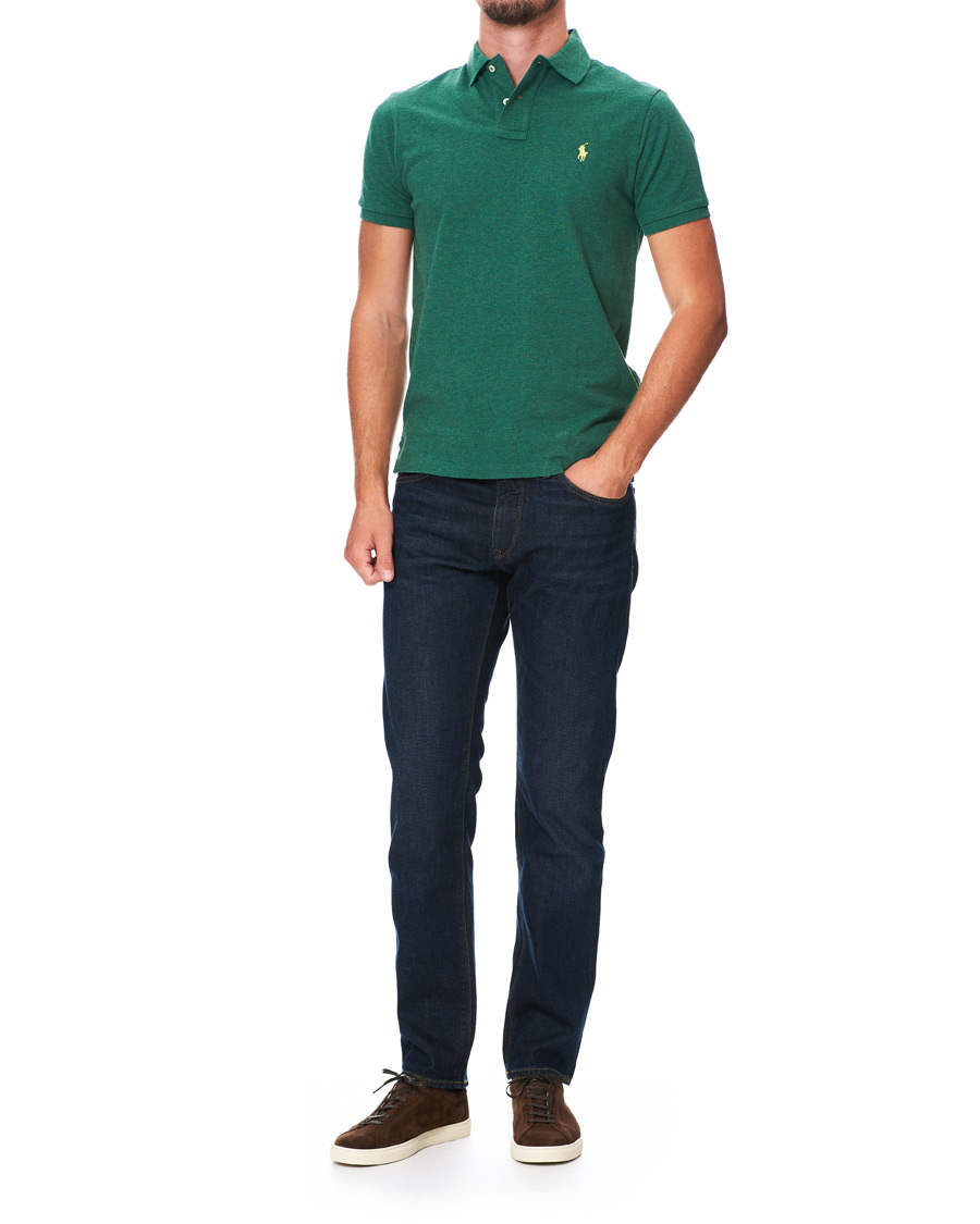 Herre | Polotrøjer | Polo Ralph Lauren | Custom Slim Fit Polo Green Heather