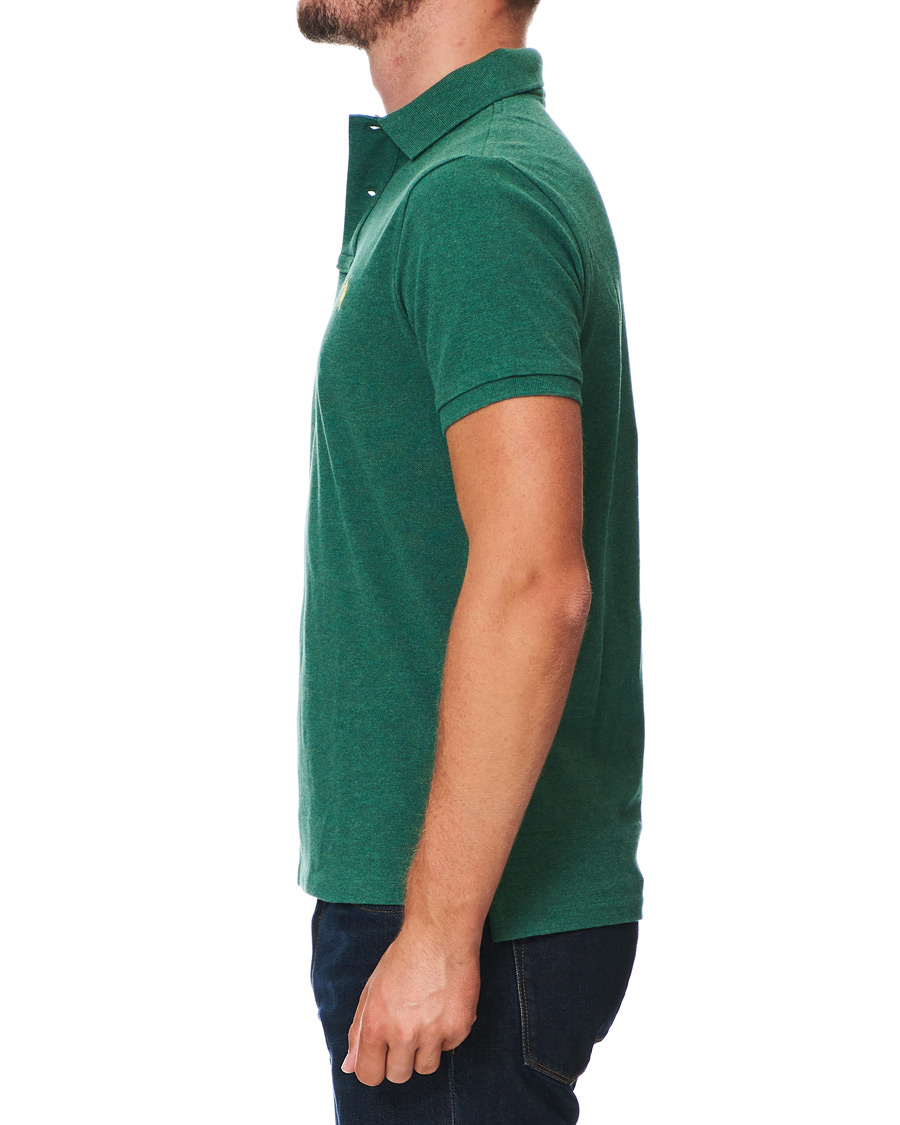 Herre | Polotrøjer | Polo Ralph Lauren | Custom Slim Fit Polo Green Heather
