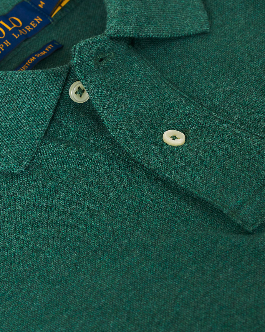 Herre | Polotrøjer | Polo Ralph Lauren | Custom Slim Fit Polo Green Heather