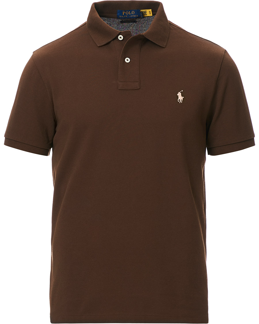 Herre | Polotrøjer | Polo Ralph Lauren | Custom Slim Fit Polo Cooper Brown
