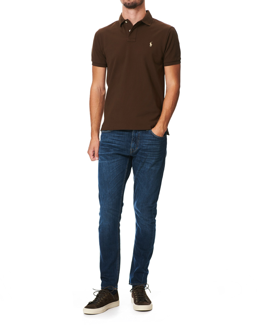Herre | Polotrøjer | Polo Ralph Lauren | Custom Slim Fit Polo Cooper Brown