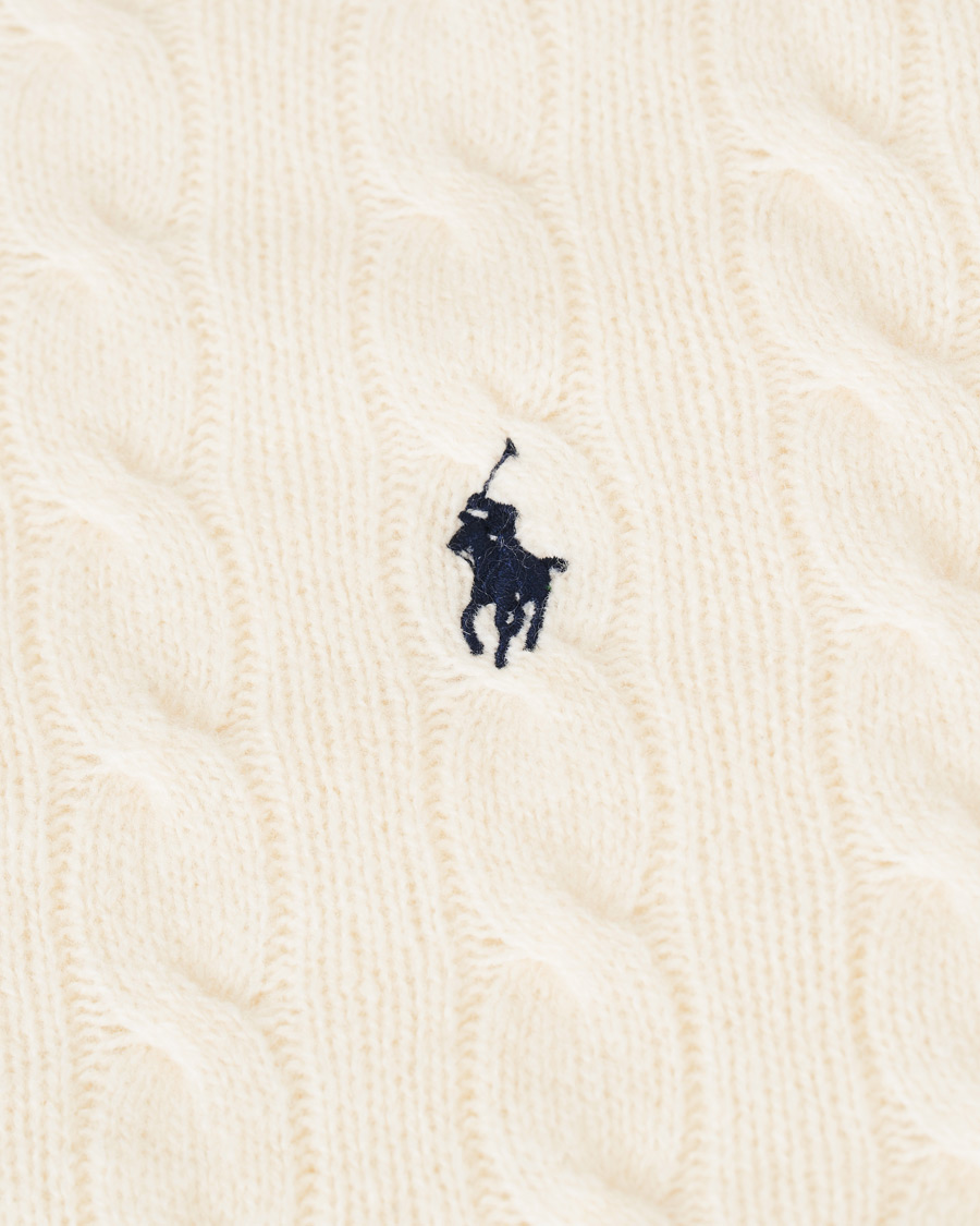 Herre | Trøjer | Polo Ralph Lauren | Wool/Cashmere Cable Sweater Cream