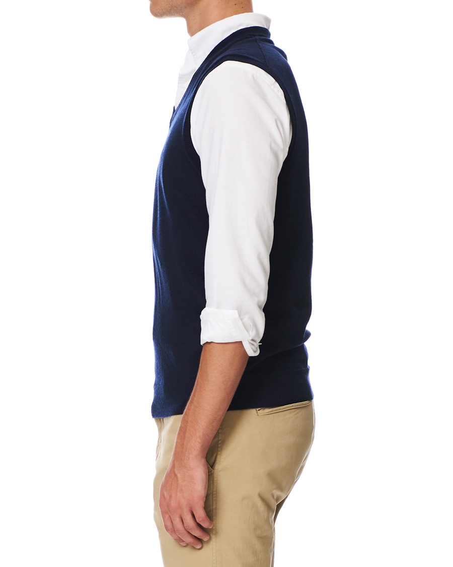 Herre | Trøjer | Polo Ralph Lauren | Merino Slipover Hunter Navy