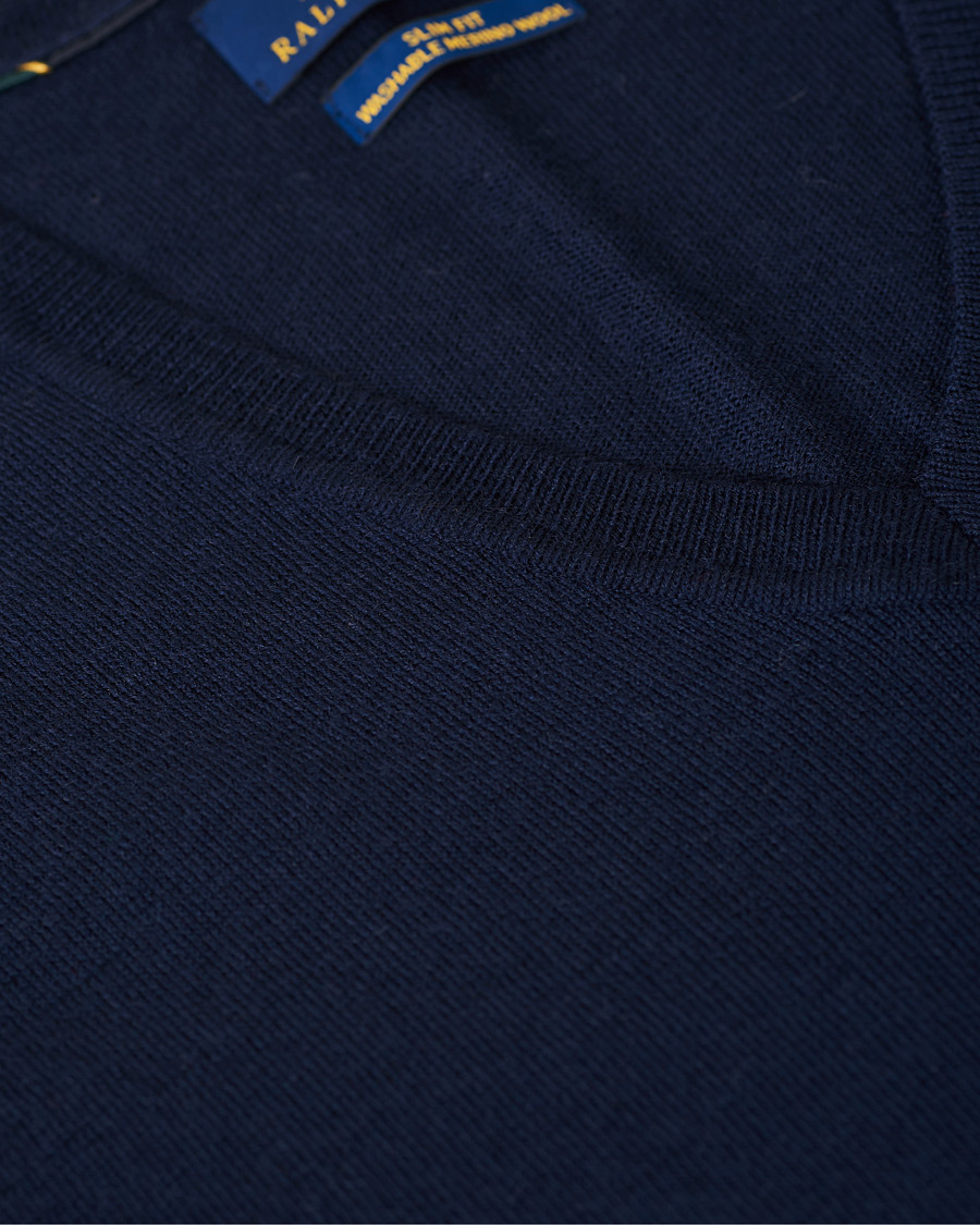 Herre | Trøjer | Polo Ralph Lauren | Merino Slipover Hunter Navy