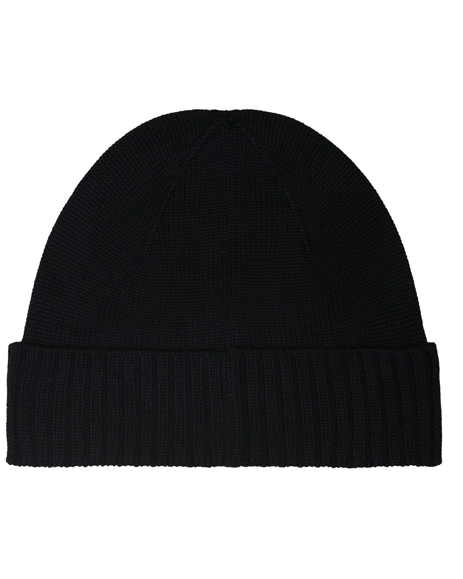 Herre | Polo Ralph Lauren Merino Wool Beanie Polo Black | Polo Ralph Lauren | Merino Wool Beanie Polo Black