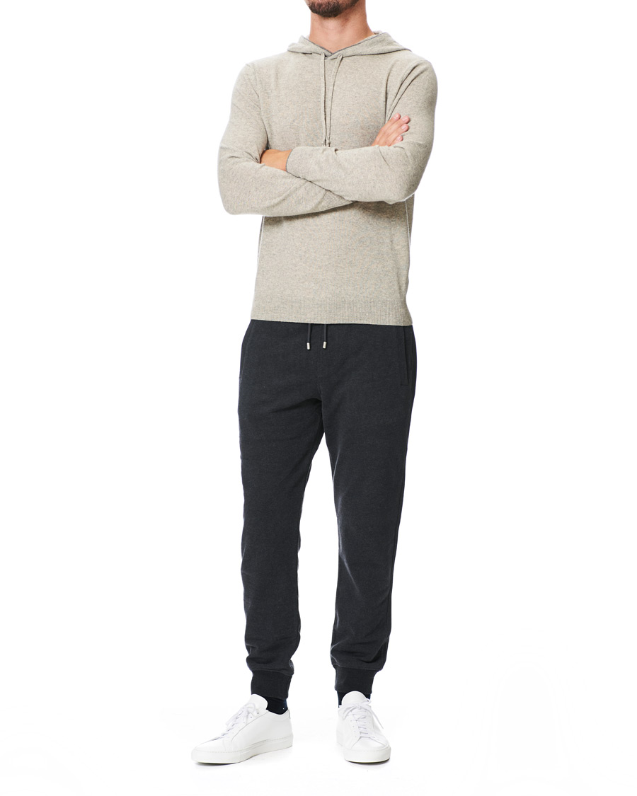 Herre | Trøjer | RLX Ralph Lauren | Washable Cashmere Hoodie Dark Sport Heather