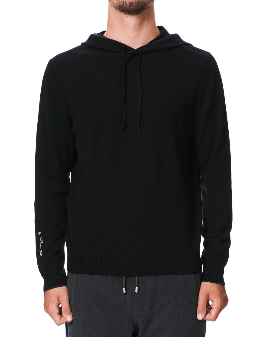 Herre | Trøjer | RLX Ralph Lauren | Washable Cashmere Hoodie Black