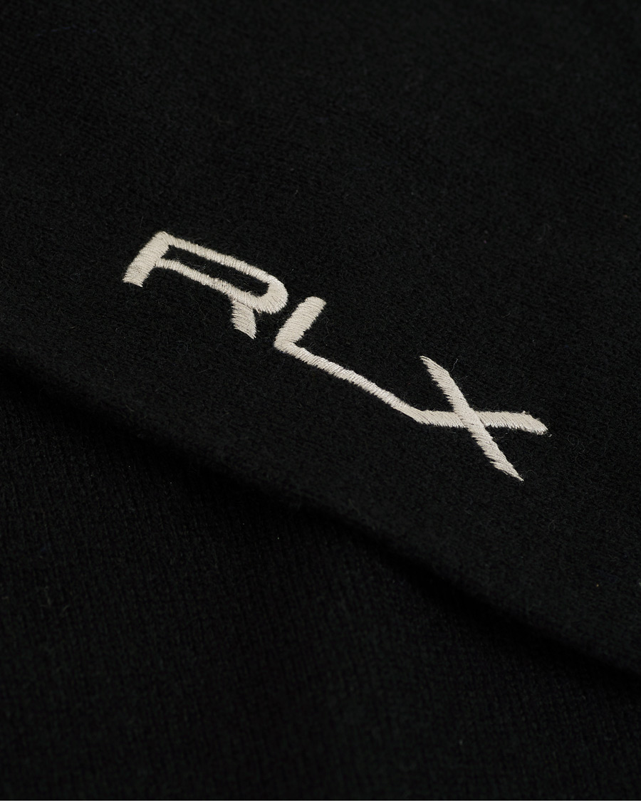 Herre | Trøjer | RLX Ralph Lauren | Washable Cashmere Hoodie Black