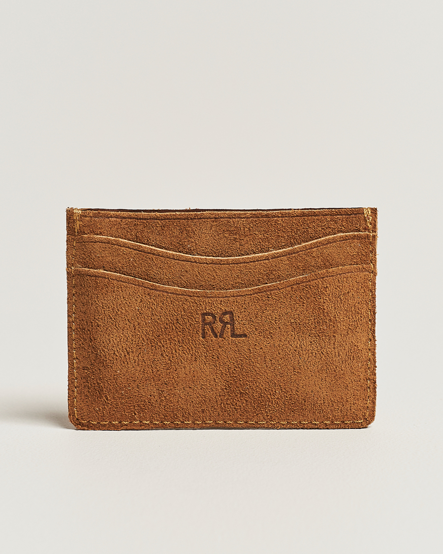 Herre | RRL Rough Out Cardholder Wallet Brown | RRL | Rough Out Cardholder Wallet Brown