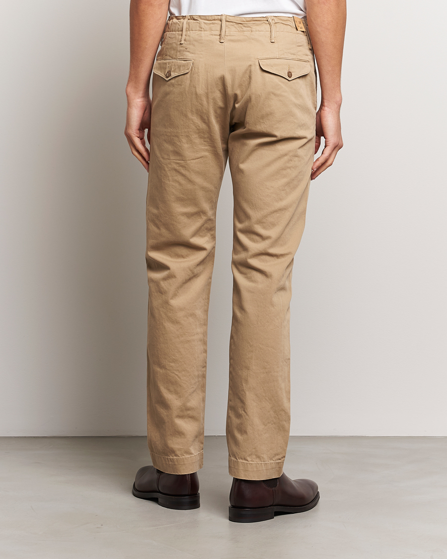 Herre | Bukser | RRL | Officers Flat Pant New Military Khaki