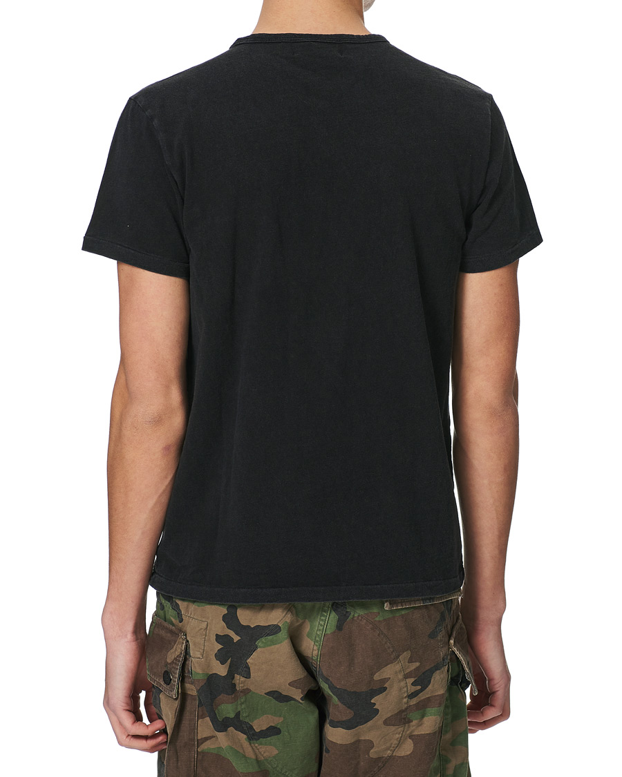 Herre | T-Shirts | RRL | Washed Pocket Tee Black Indigo