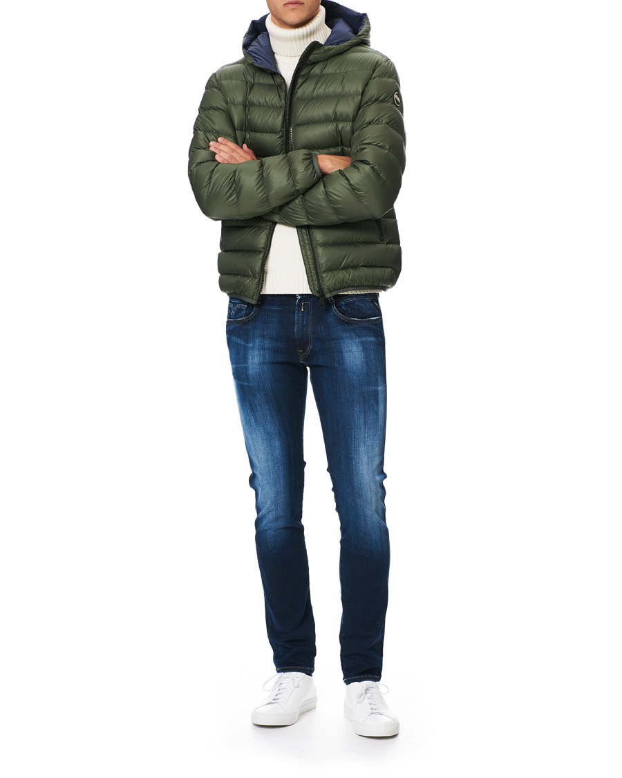 Herre | Jakker | Colmar | Concrete Down Hooded Jacket Matcha