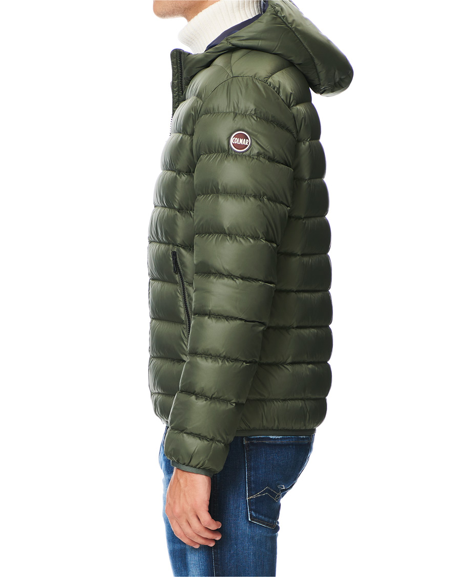 Herre | Jakker | Colmar | Concrete Down Hooded Jacket Matcha