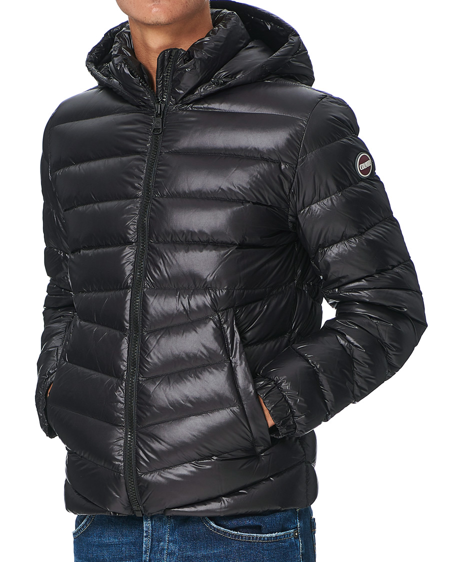 Herre | Jakker | Colmar | Blaze High Shine Down Hooded Jacket Black