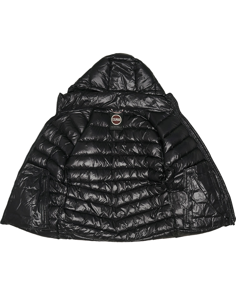 Herre | Jakker | Colmar | Blaze High Shine Down Hooded Jacket Black
