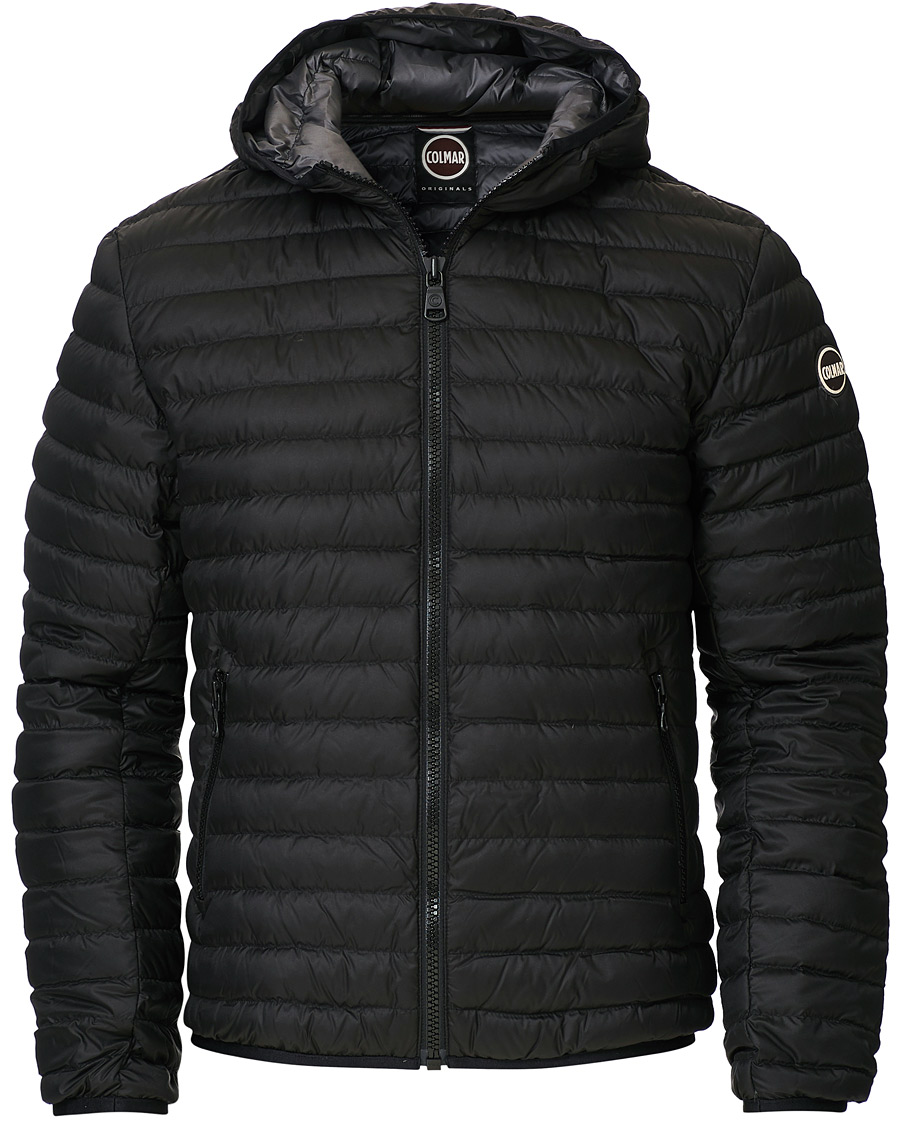 Herre | Jakker | Colmar | Floid Lightweight Down Hooded Jacket Black