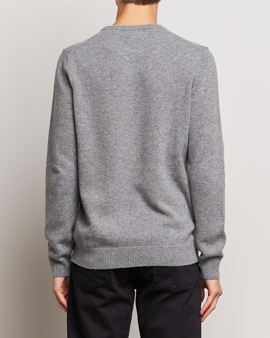 Herre | Trøjer | Lyle & Scott | Lambswool Crew Neck Pullover Mid Grey Melange