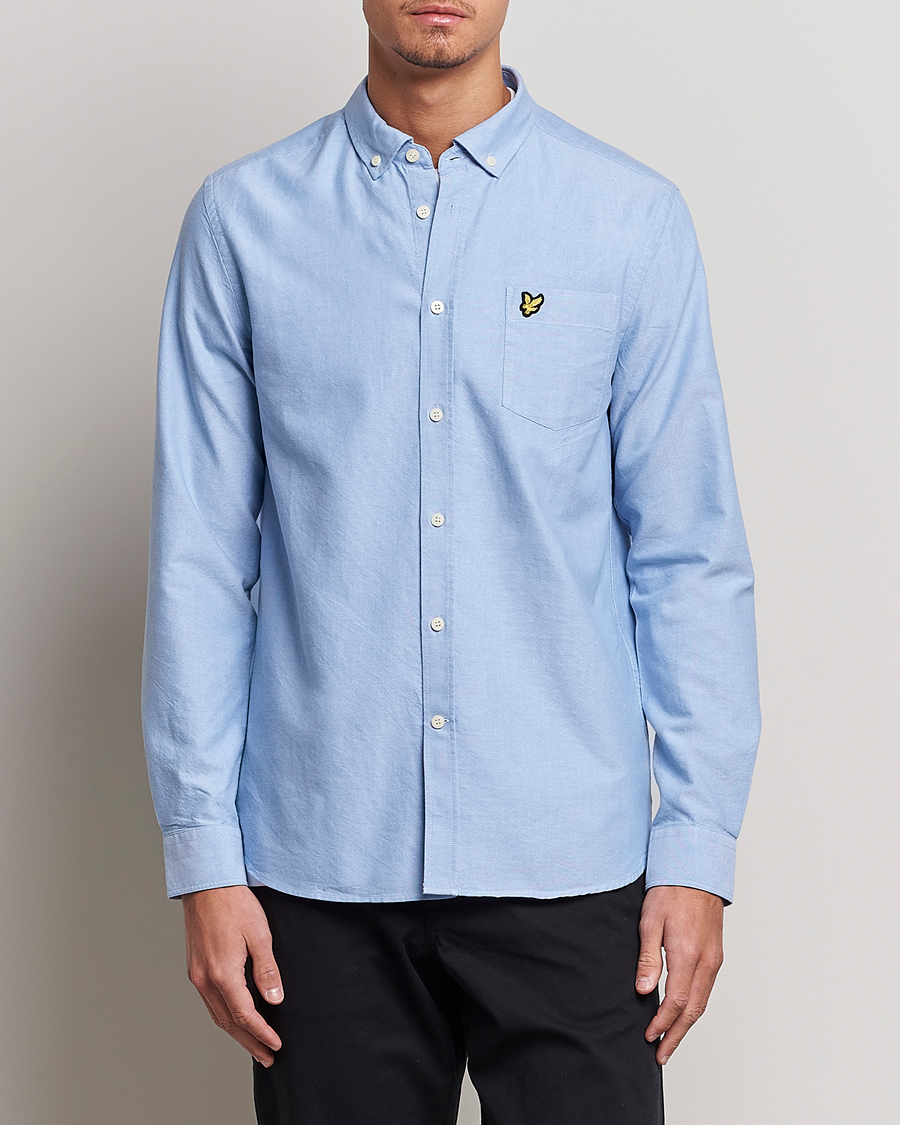 Herre | Skjorter | Lyle & Scott | Lightweight Oxford Shirt Riviera Blue