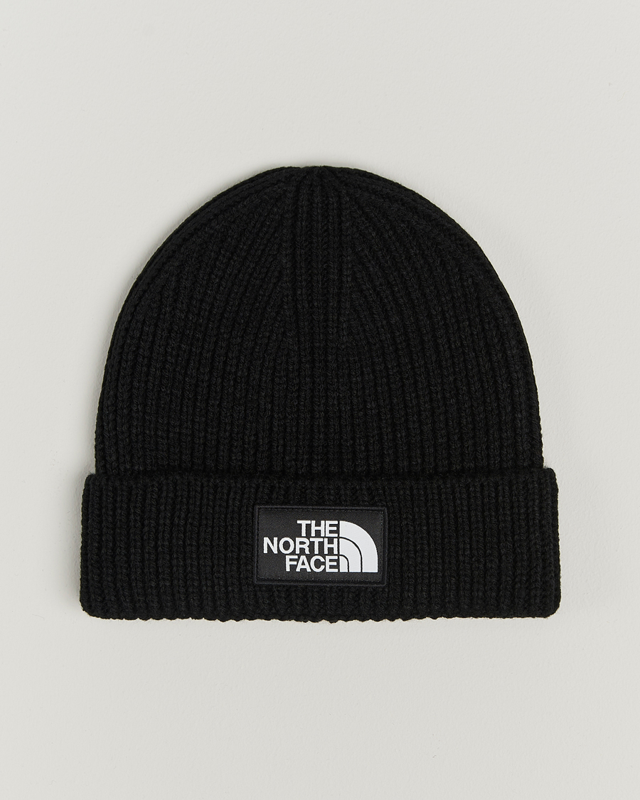 Herre | The North Face Logo Box Cuffed Beanie Black | The North Face | Logo Box Cuffed Beanie Black