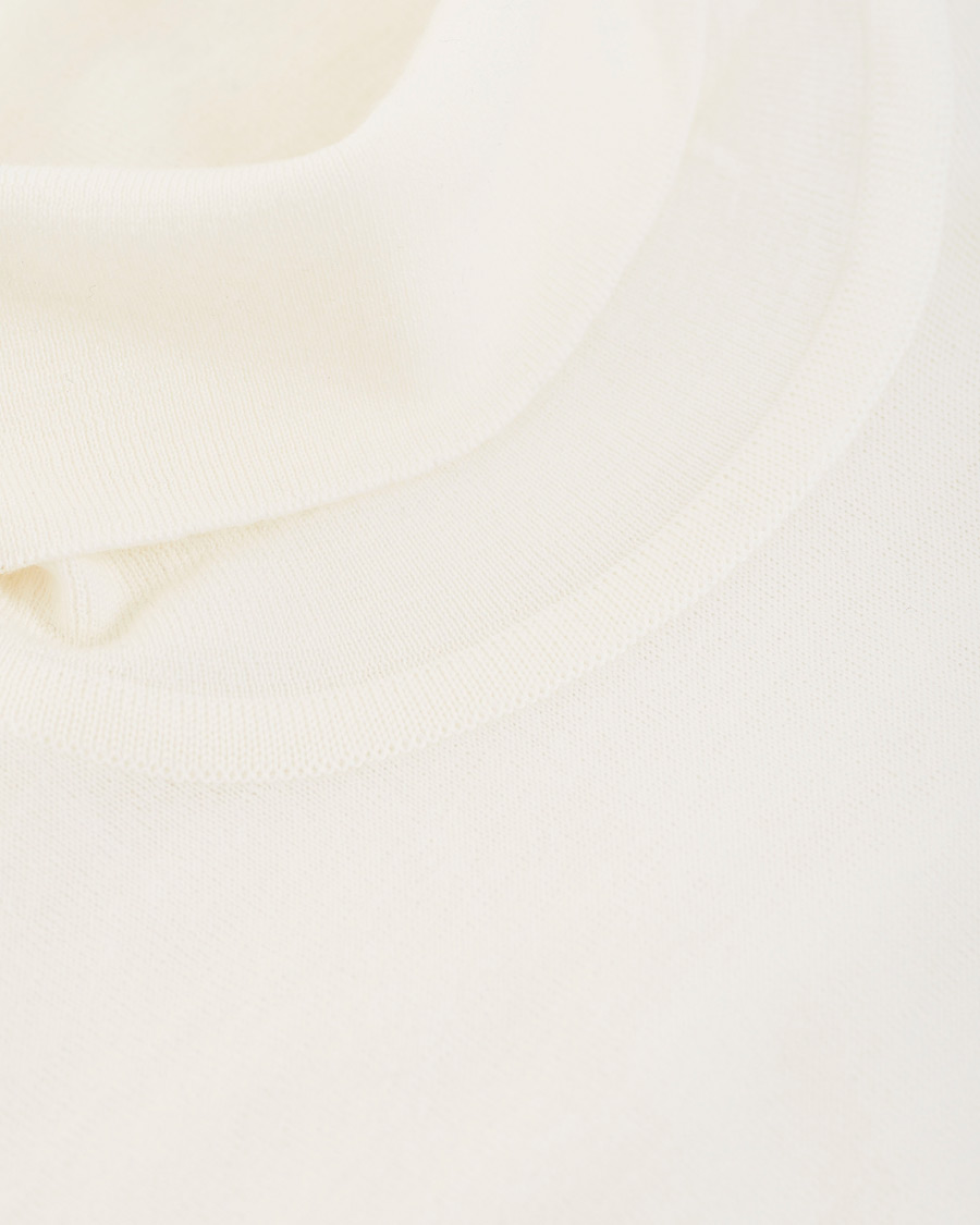 Herre | Trøjer | John Smedley | Cherwell Extra Fine Merino Rollneck Snow White