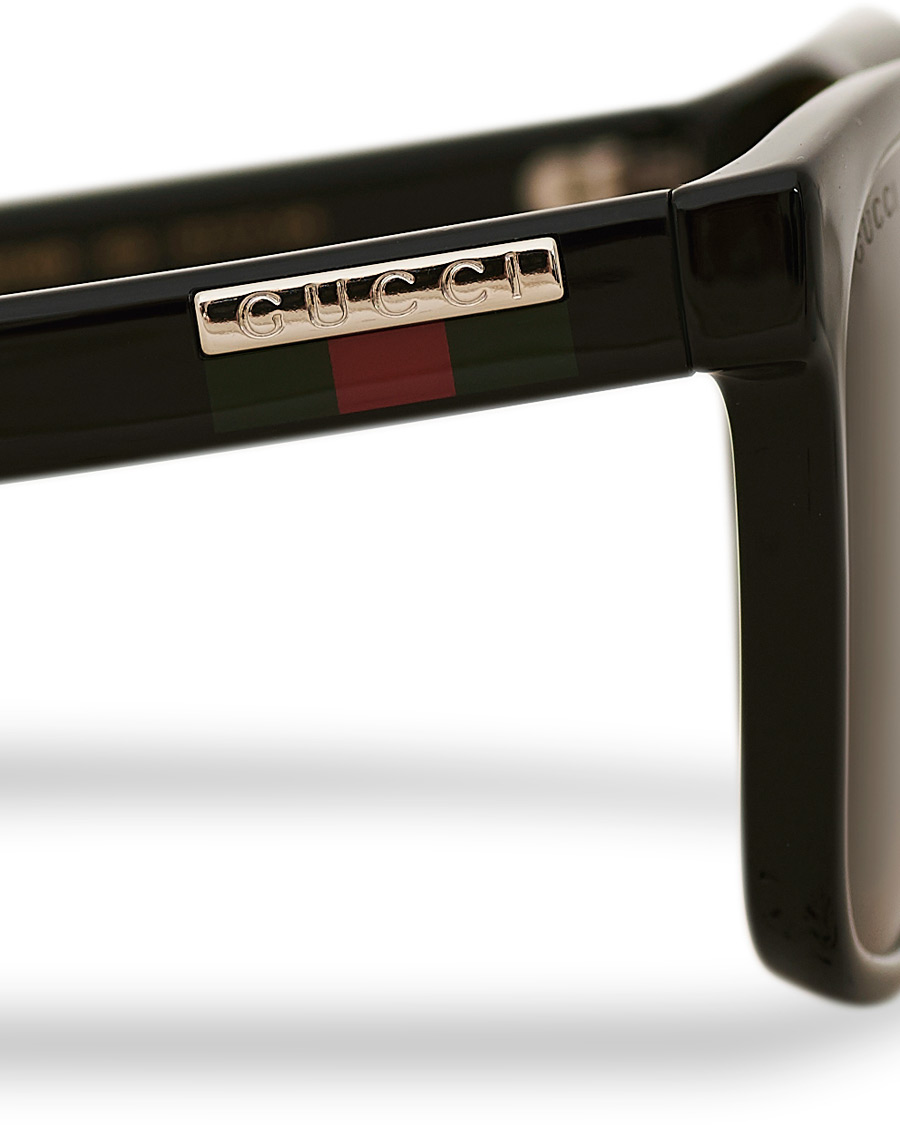 Herre | Gucci GG0746S Sunglasses Black/Brown | Gucci | GG0746S Sunglasses Black/Brown