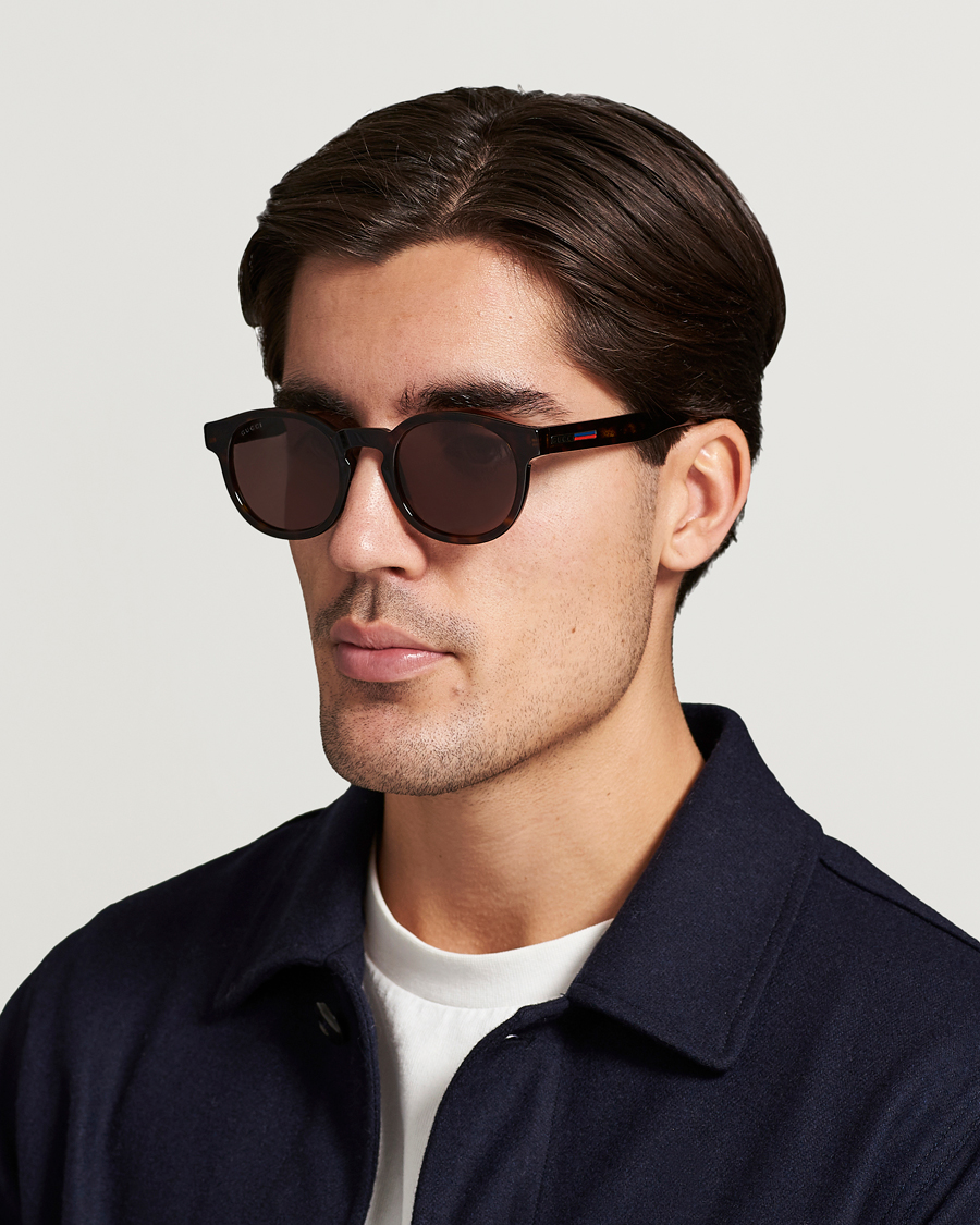 Herre | Gucci GG0825S Sunglasses Havana/Brown | Gucci | GG0825S Sunglasses Havana/Brown