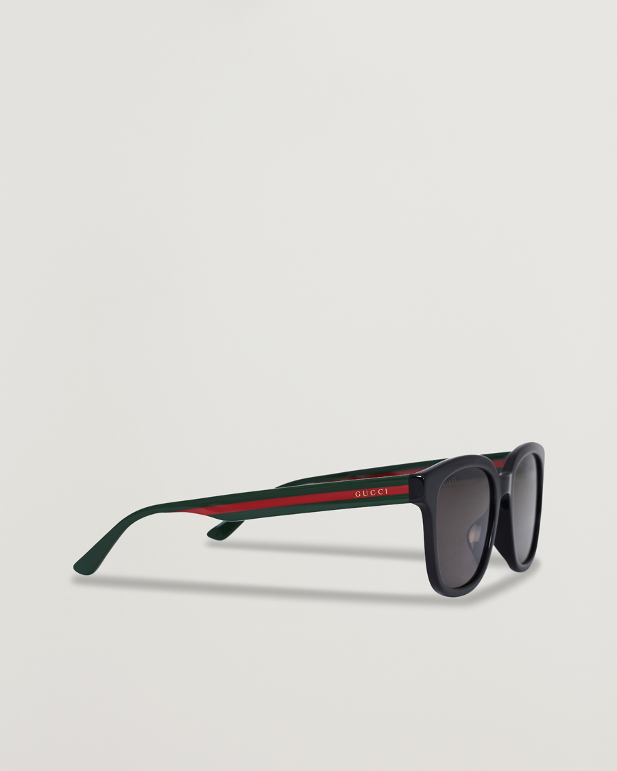 Herre | Gucci GG0847SK Sunglasses Black/Green | Gucci | GG0847SK Sunglasses Black/Green