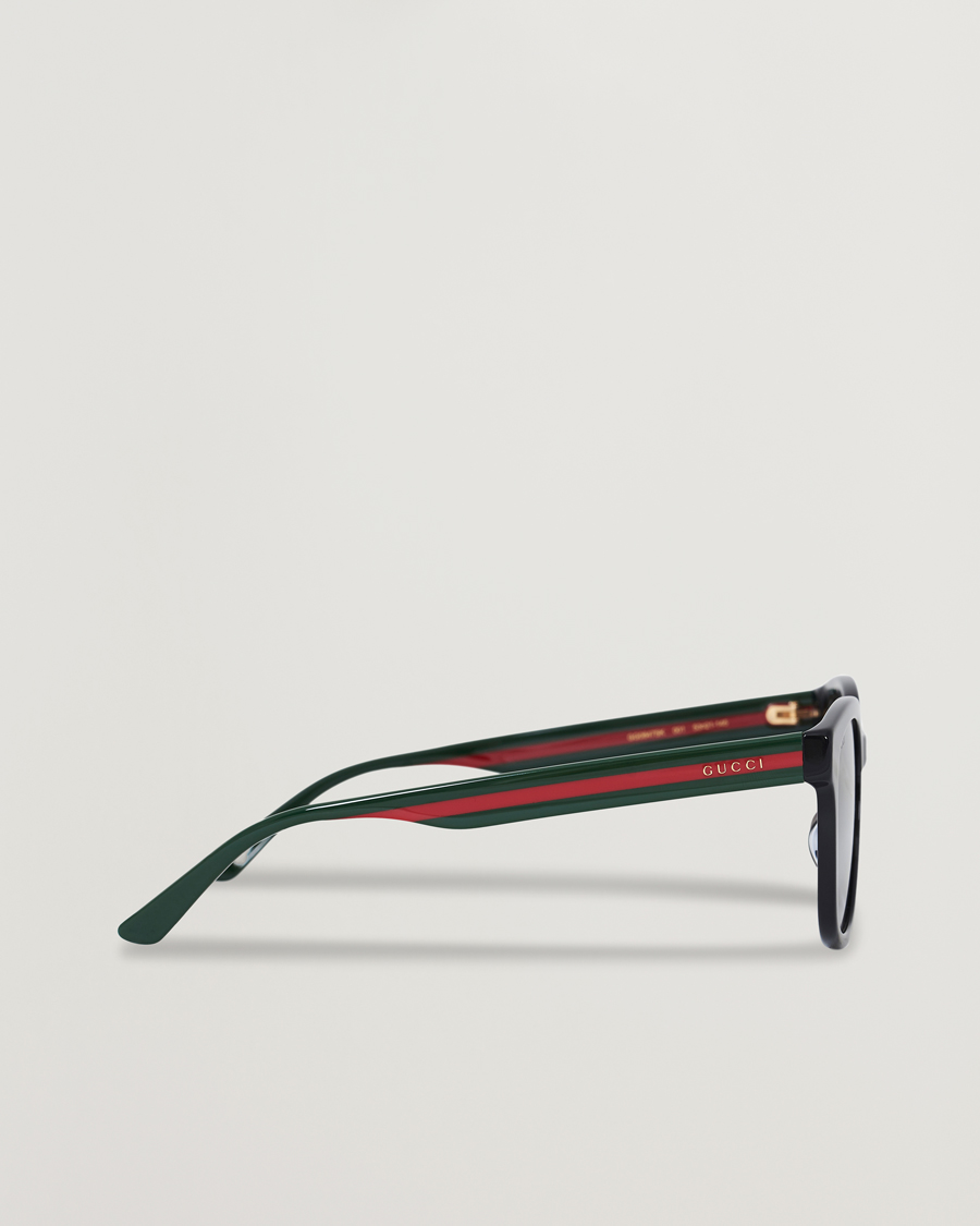 Herre | Gucci GG0847SK Sunglasses Black/Green | Gucci | GG0847SK Sunglasses Black/Green