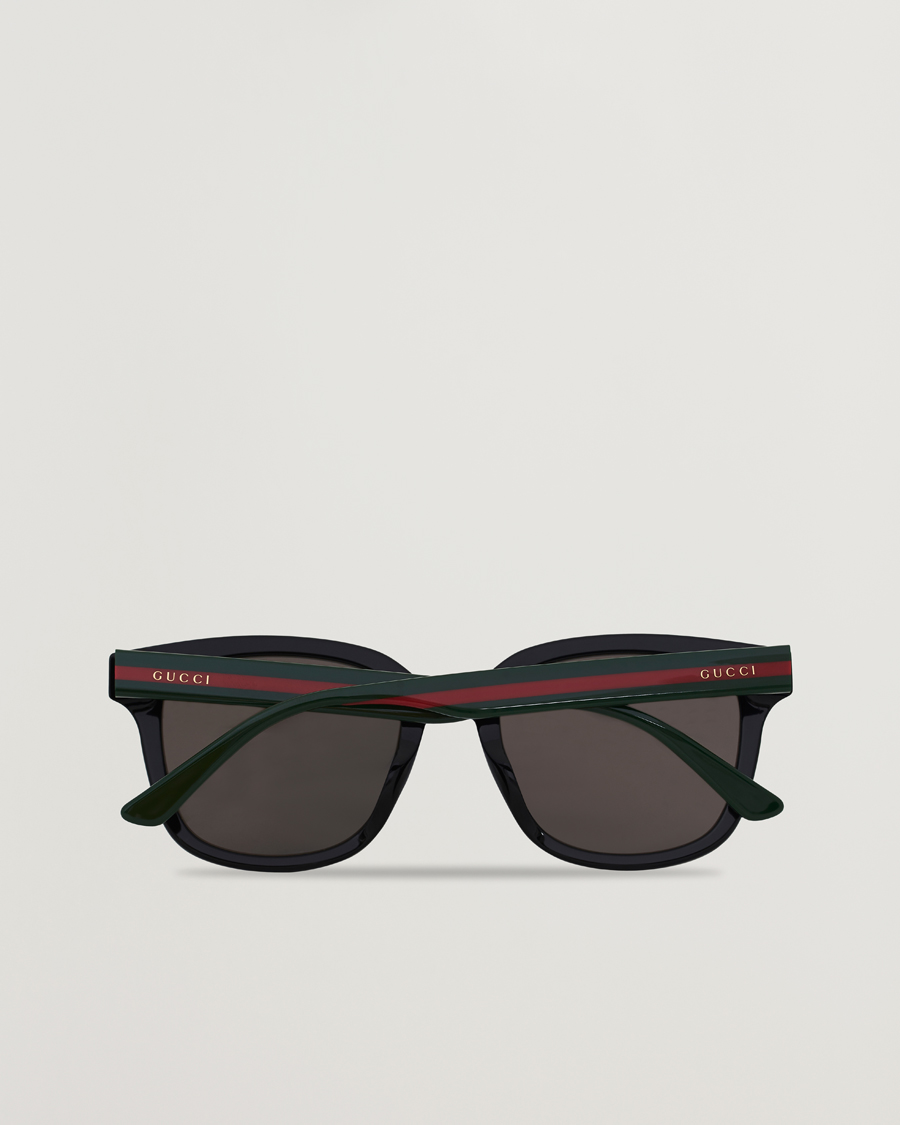 Herre | Gucci GG0847SK Sunglasses Black/Green | Gucci | GG0847SK Sunglasses Black/Green