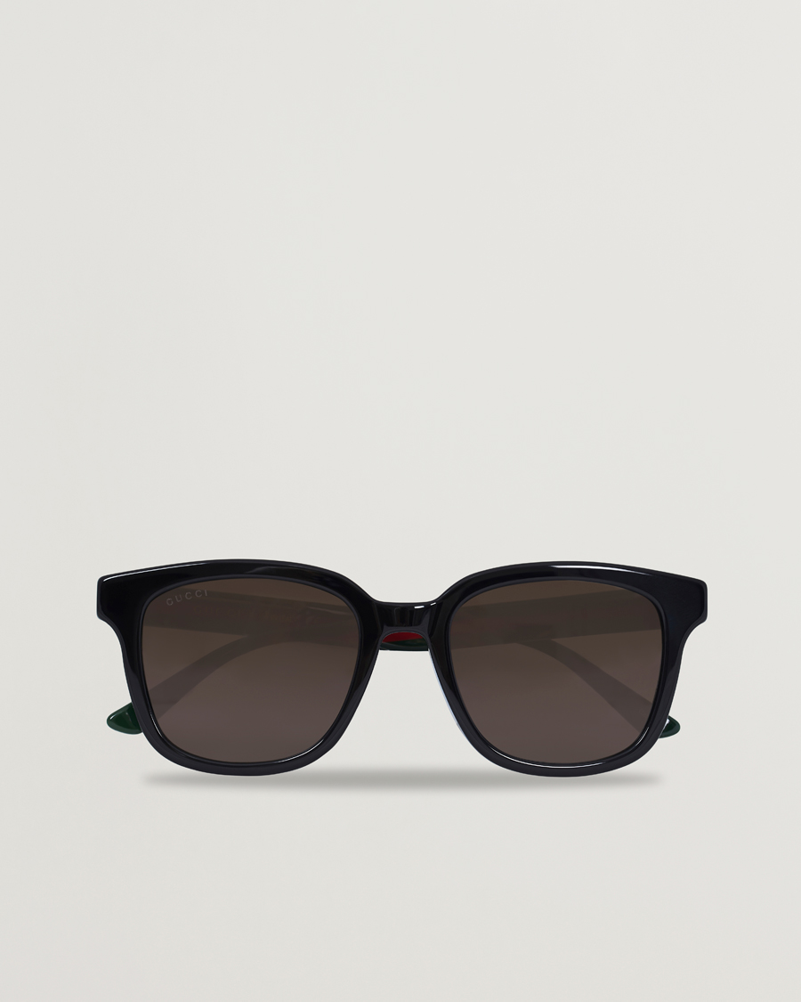 Herre | Gucci GG0847SK Sunglasses Black/Green | Gucci | GG0847SK Sunglasses Black/Green
