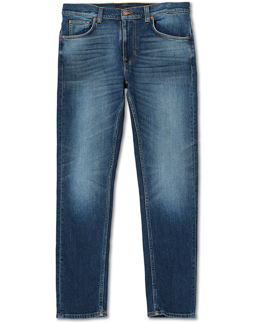 Herre | Jeans | Nudie Jeans | Lean Dean Stretch Jeans Dark Sharp Twill