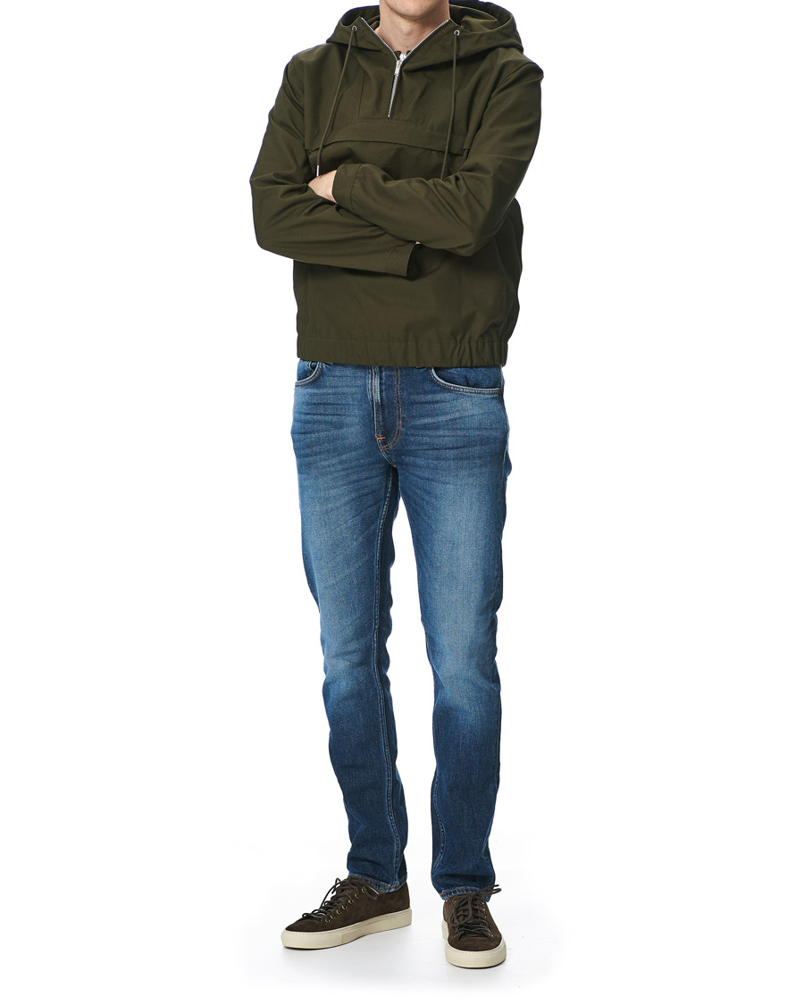 Herre | Jeans | Nudie Jeans | Lean Dean Stretch Jeans Dark Sharp Twill
