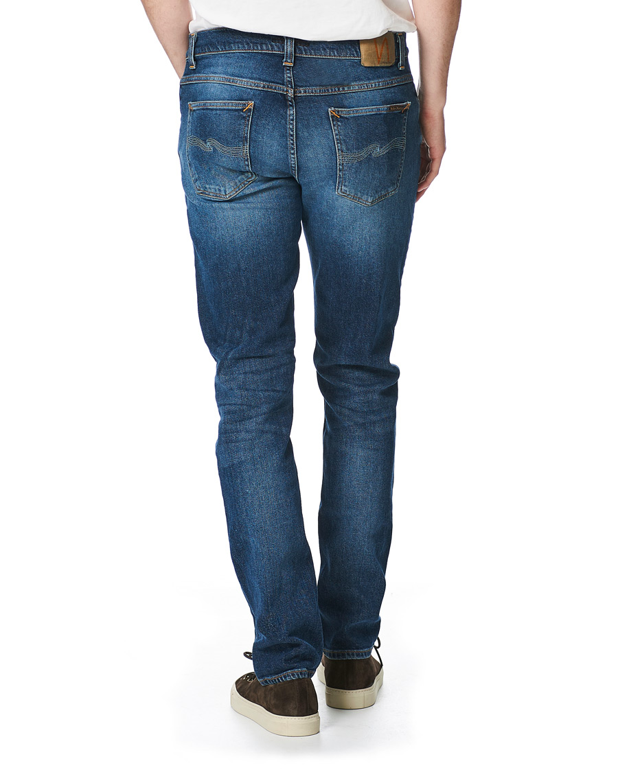Herre | Jeans | Nudie Jeans | Lean Dean Stretch Jeans Dark Sharp Twill
