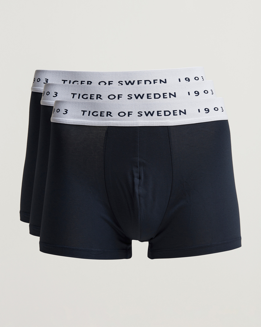 Tiger Hermod Cotton 3-Pack Boxer Brief Navy -