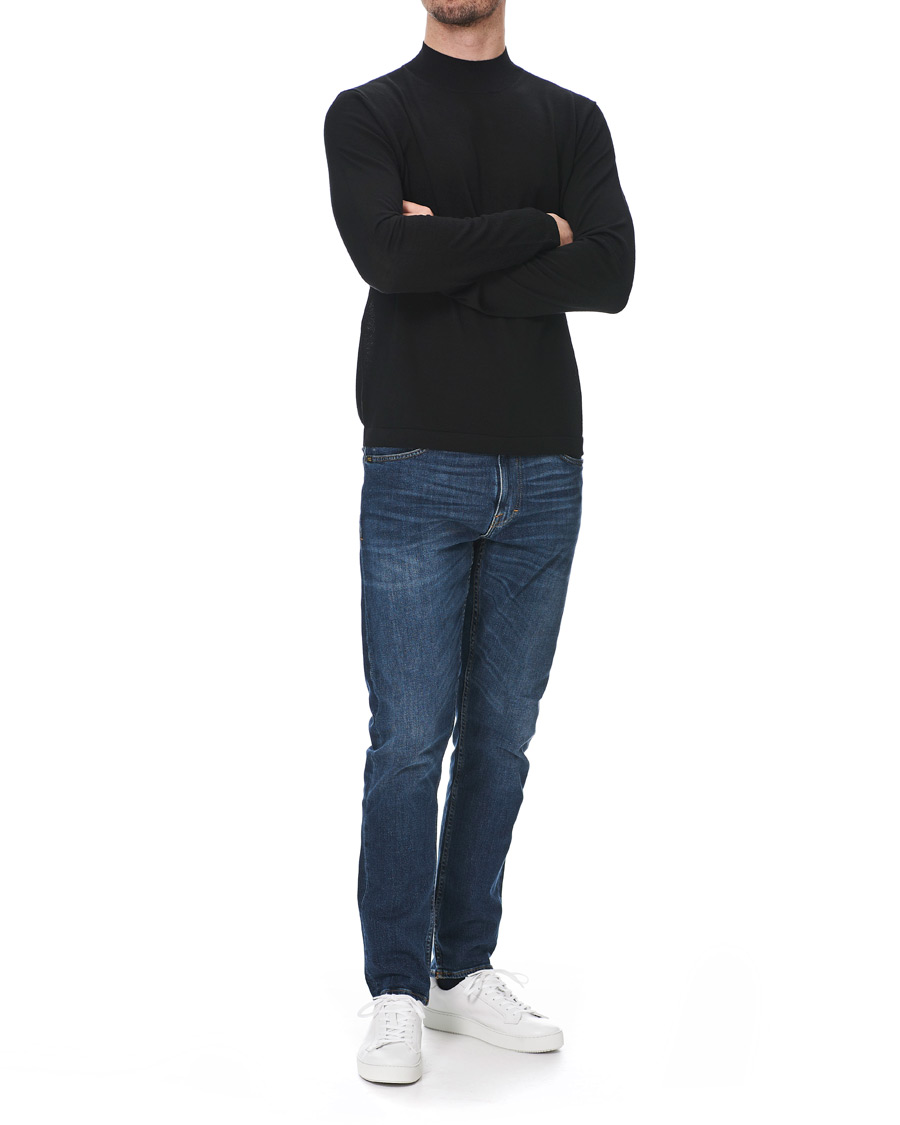 Herre | Trøjer | Tiger of Sweden | Tern Wool Merino Mockneck Black