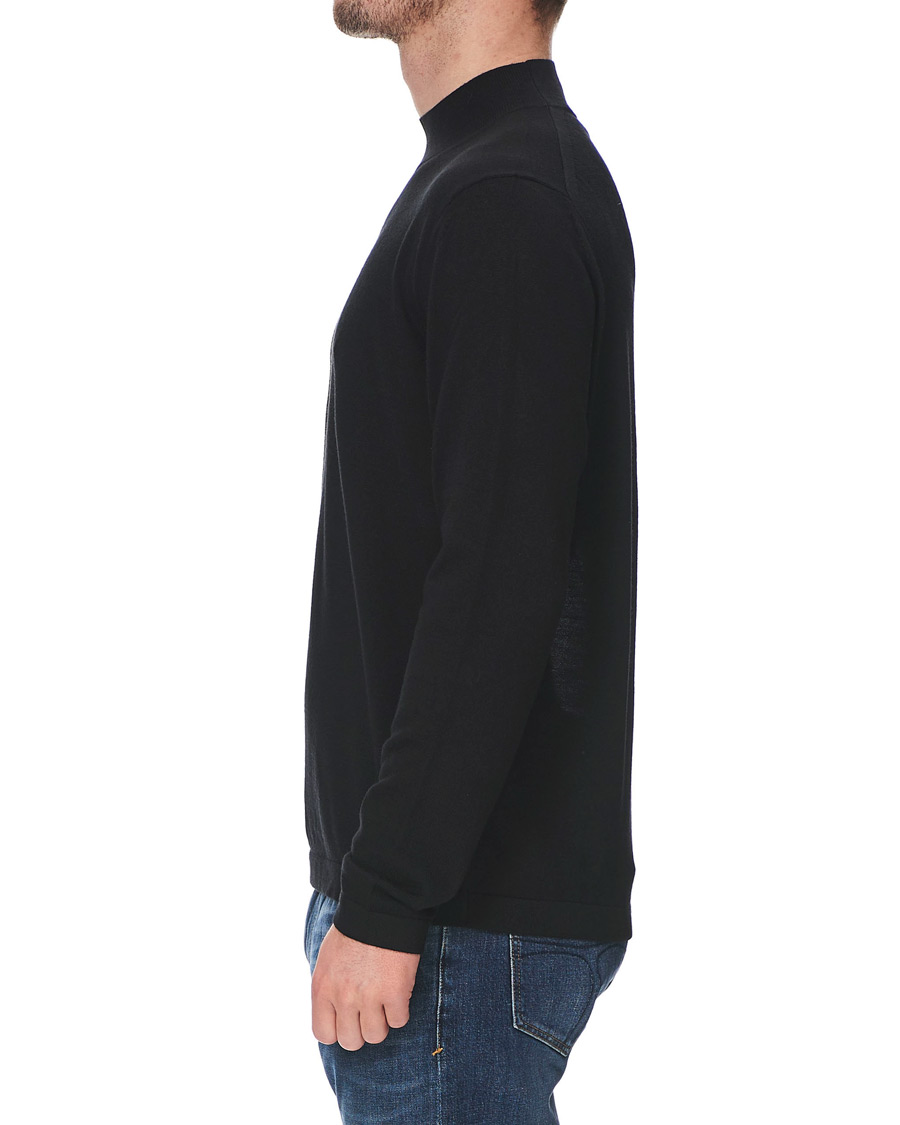 Herre | Trøjer | Tiger of Sweden | Tern Wool Merino Mockneck Black