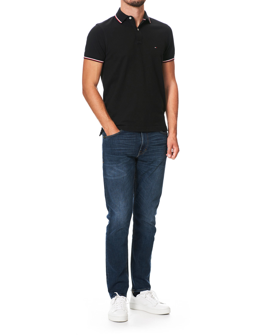 Herre | Polotrøjer | Tommy Hilfiger | Slim Fit Tipped Polo Black