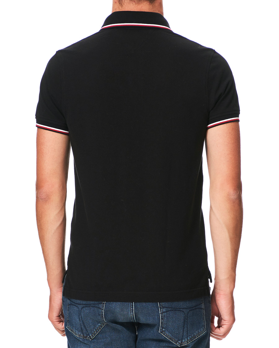 Herre | Polotrøjer | Tommy Hilfiger | Slim Fit Tipped Polo Black