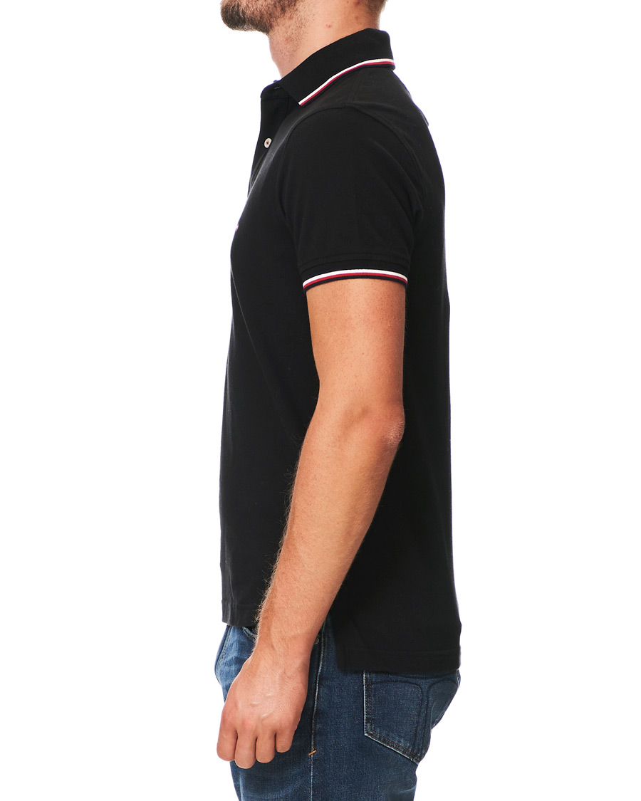 Herre | Polotrøjer | Tommy Hilfiger | Slim Fit Tipped Polo Black