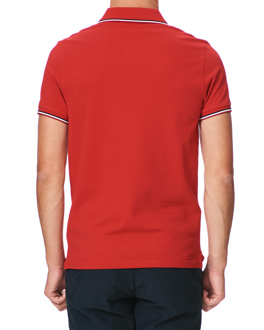 Herre | Polotrøjer | Moncler | Logo Tipped Polo Red