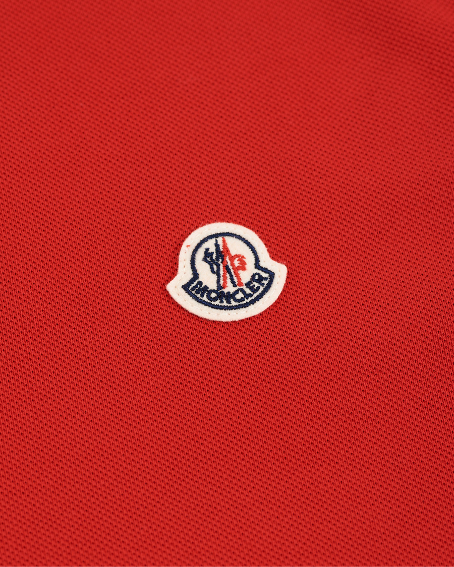 Herre | Polotrøjer | Moncler | Logo Tipped Polo Red