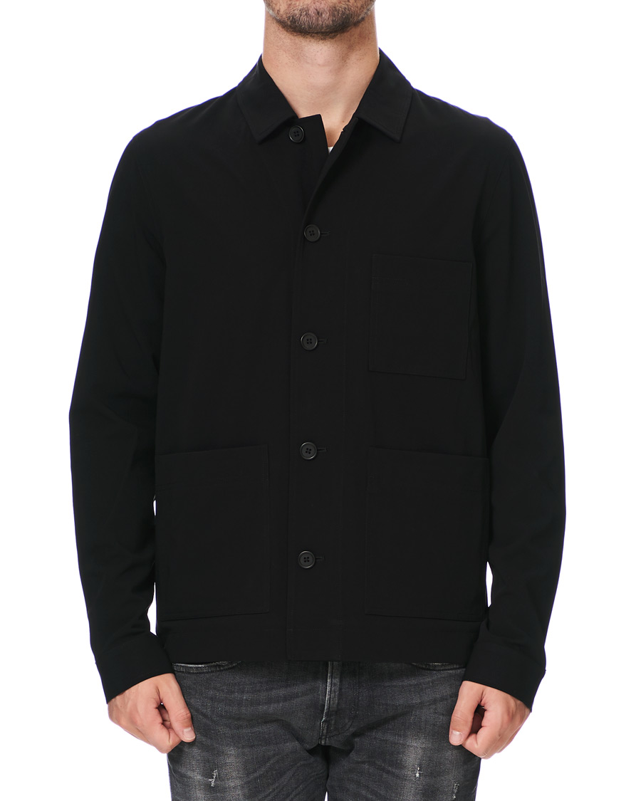 Herre | Skjorter | Samsøe Samsøe | Samsøe & Samsøe Worker X Shirt Jacket Black