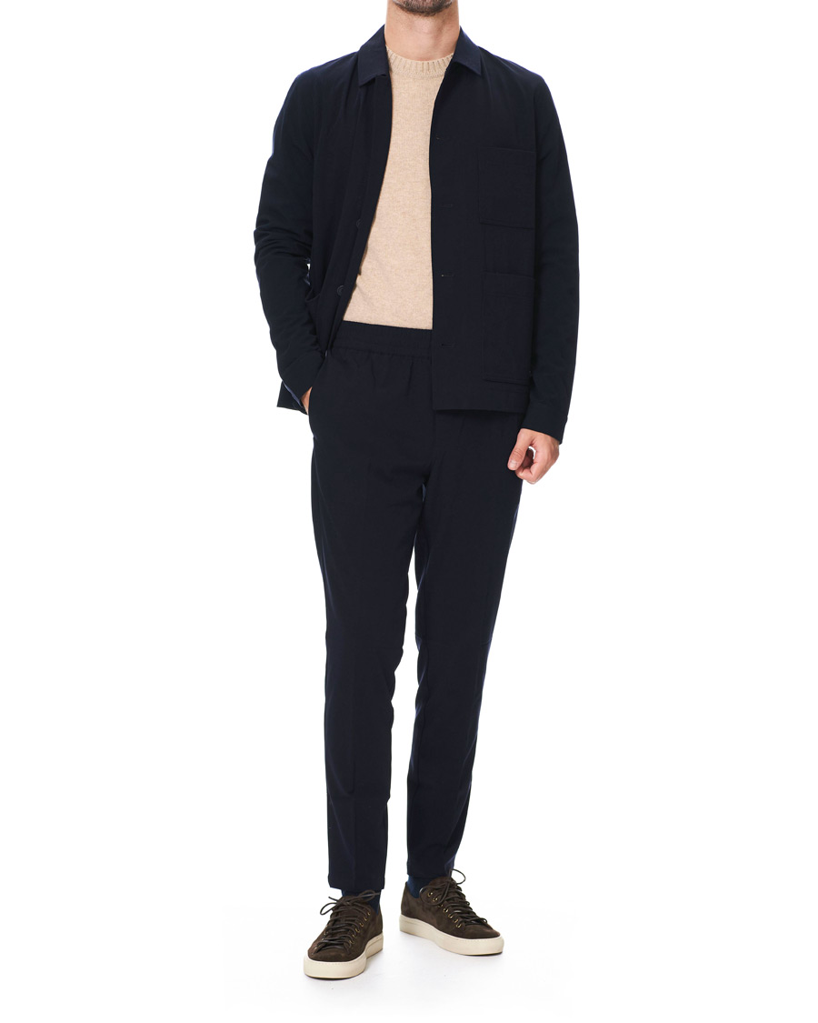 Herre | Skjorter | Samsøe Samsøe | Samsøe & Samsøe Worker X Shirt Jacket Night Sky