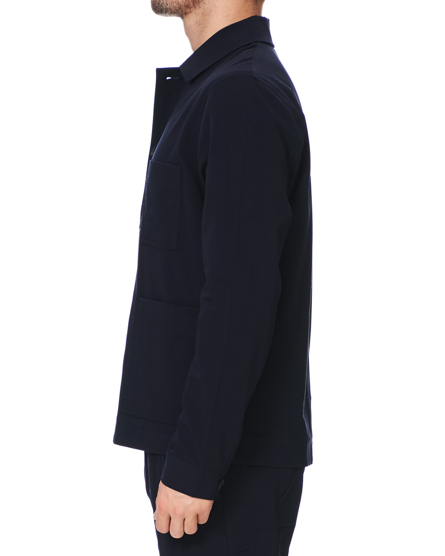 Herre | Skjorter | Samsøe Samsøe | Samsøe & Samsøe Worker X Shirt Jacket Night Sky