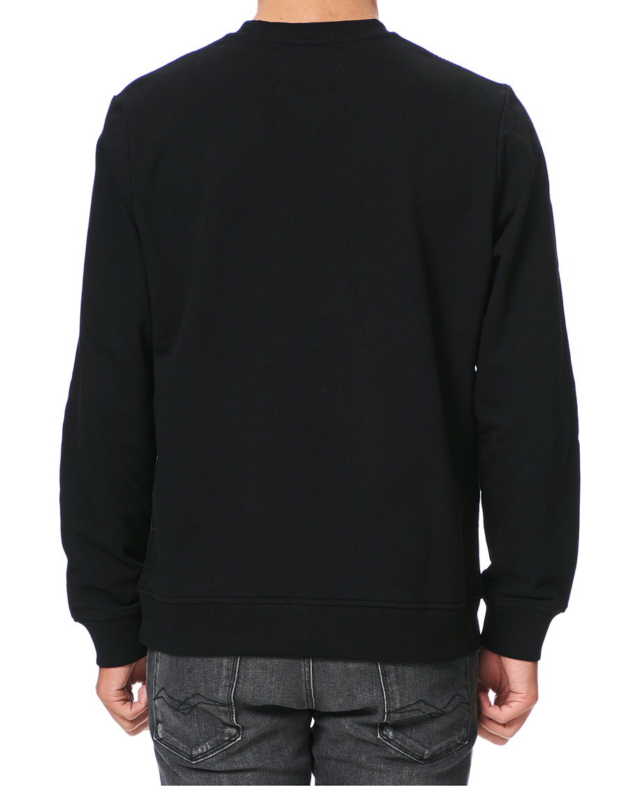 Herre | Trøjer | Samsøe Samsøe | Samsøe & Samsøe Hugo Organic Cotton Crew Neck Sweat Black
