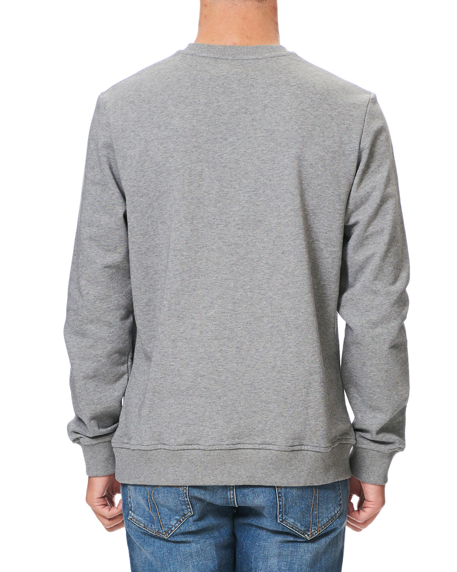 Herre | Trøjer | Samsøe Samsøe | Samsøe & Samsøe Hugo Organic Cotton Crew Neck Sweat Grey Mel